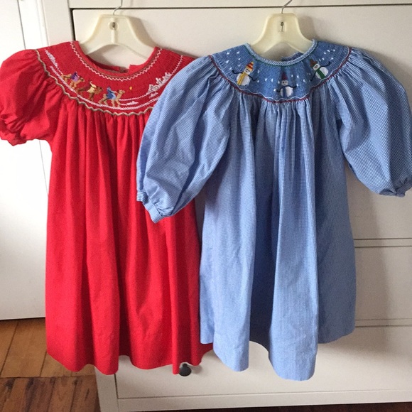 smocked Other - 2pc Smocked Dresses 4T